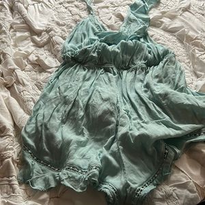 Free people blue romper
